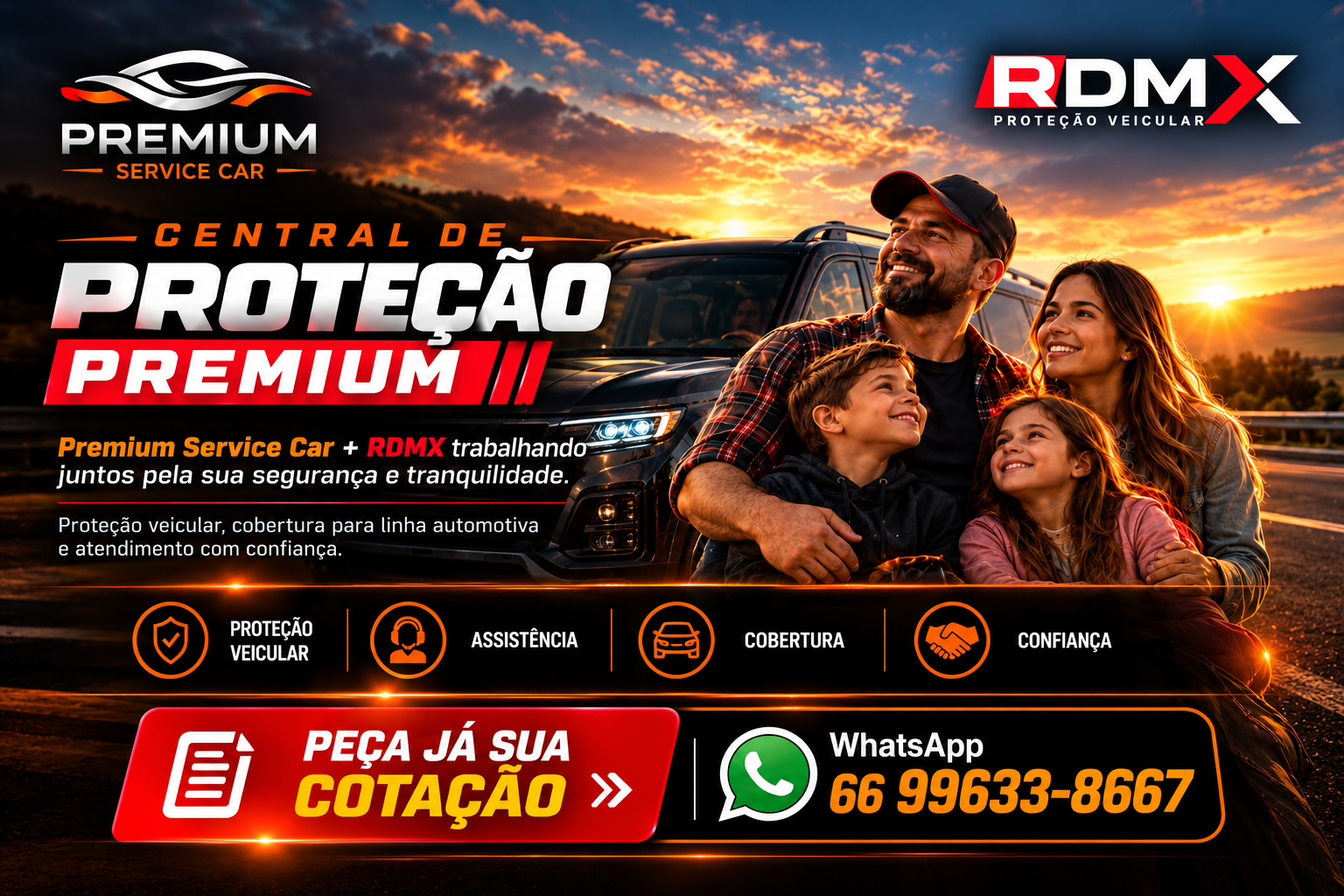 Banner Premium Service Car
